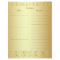 Gold Floral Guest Book Paper