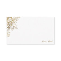 Gold Floral Personalised