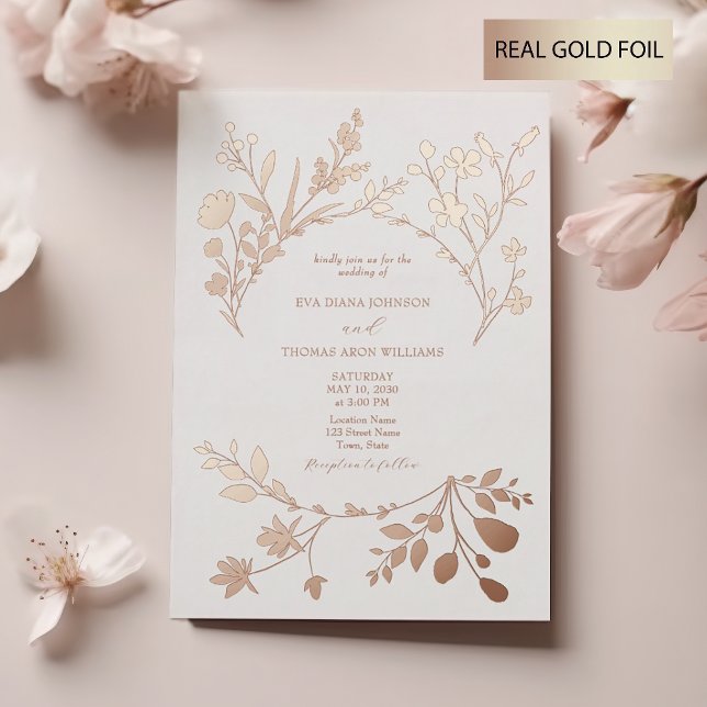 Gold Floral Wedding (Creator Uploaded)