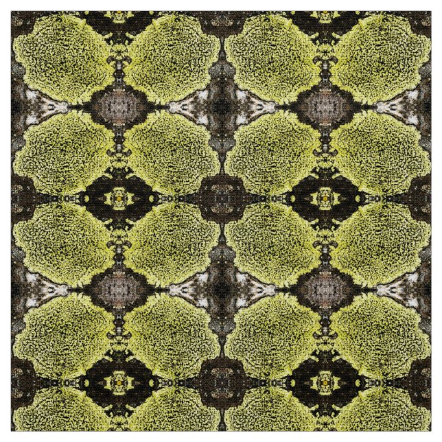 Gold Flower Fabric (Swatch)