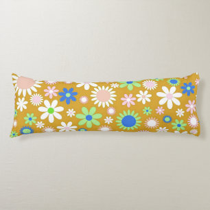 Gold Flower Power Body Cushion