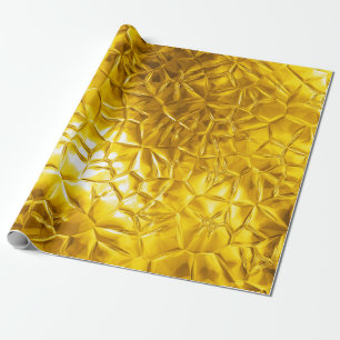 gold foil abstract wrapping paper