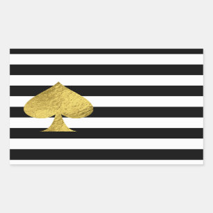 Gold Foil Ace of Spades Stickers