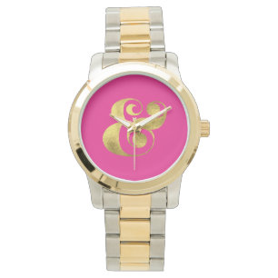 Gold Foil Ampersand Watch