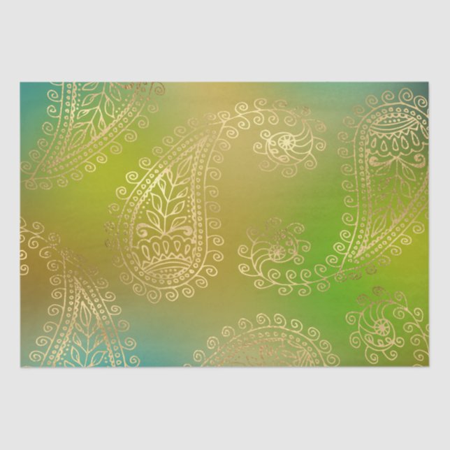 Gold Foil Arabian Tissue Paper (Front)