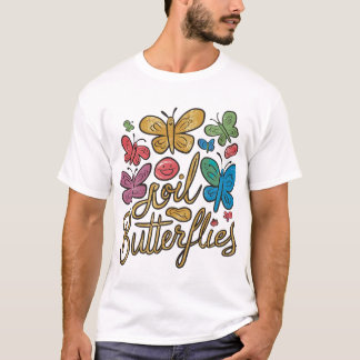 👕🦋Gold Foil Butterflies T-Shirt Collection 🦋👕