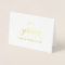 Gold Foil Card | to my groom on our wedding day