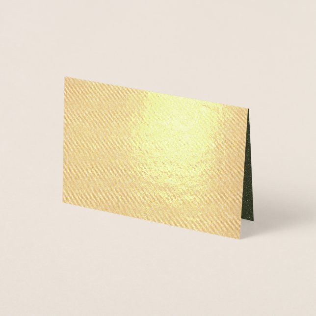 Gold Foil Card with Sparkle Moss Interior (Custom) (Front)