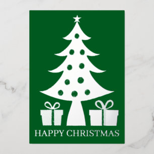 Gold Foil Christmas Card