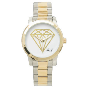 Gold Foil Diamond Watch