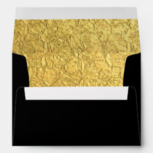 Gold Foil-effect Inside Lined Envelope
