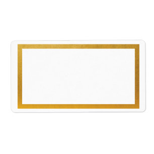 Gold foil frame blank