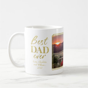Gold Foil Geometric Father's Day Coffee Mug