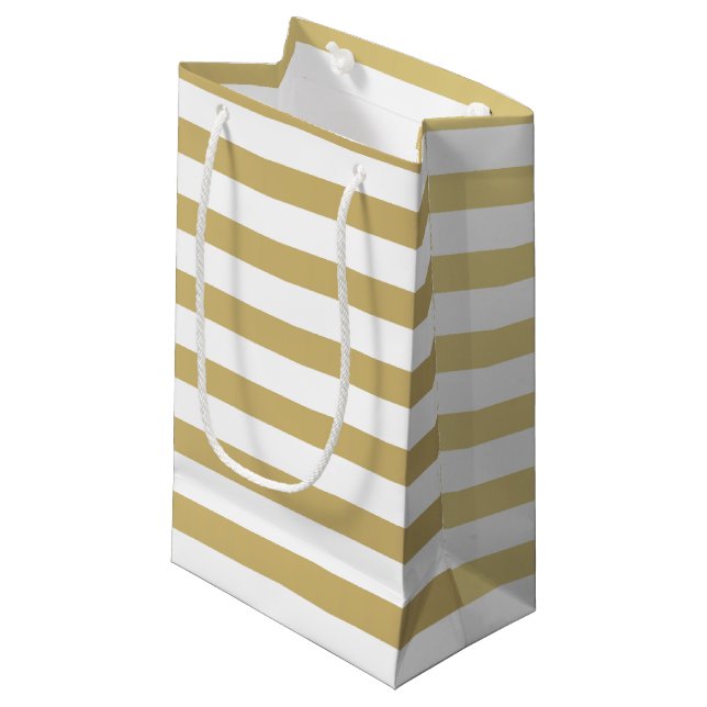 Gold Foil Glossy Gift Bag (Front Angled)