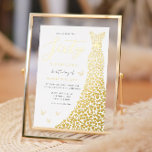 Gold Foil Heart Gown 60th Birthday Party Real<br><div class="desc">Gold Foil Heart Gown 60th Birthday Party Real Foil Invitation
Sixty & Fabulous

See other invitations in our Niche and Nest Store</div>