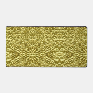 Gold Foil Image Photo Desk Mat