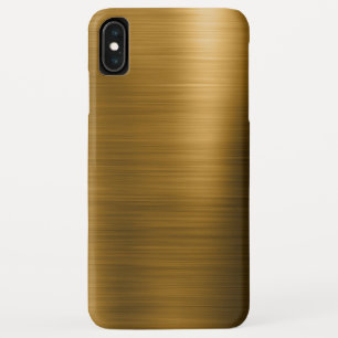 Gold Foil Luxury Metallic Pattern iPhone XS Max Case