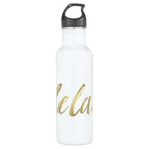 Gold Foil Relax 710 Ml Water Bottle