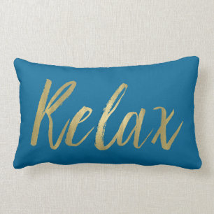 Gold Foil Relax Lumbar Cushion