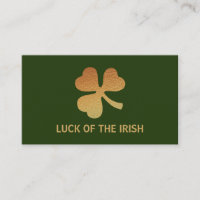 Gold Foil Shamrock, Irish Baby Shower Ticket
