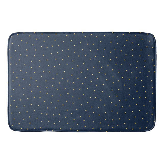 Gold Foil Speckle Bath Mat (Front)