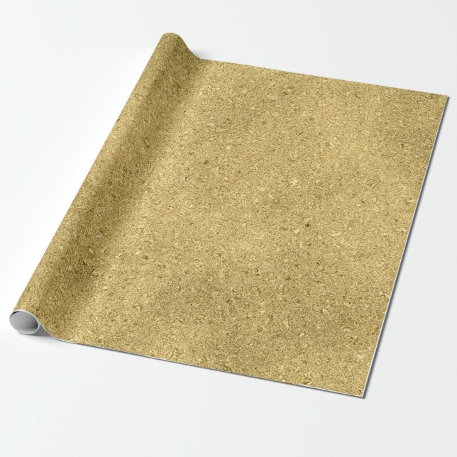 Gold Foil Texture Wrapping paper (Unrolled)