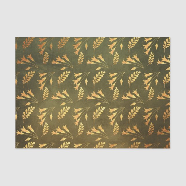 Gold Foil Thanksgiving Tissue Paper (Front)