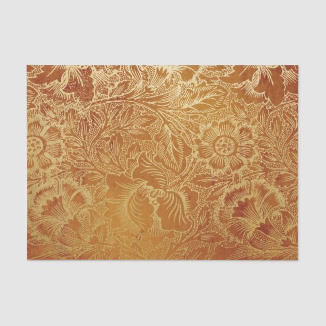 Gold Foil Thanksgiving Tissue Paper (Front)