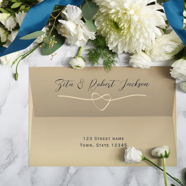 Gold Foil Wedding Envelope (Creator Uploaded)