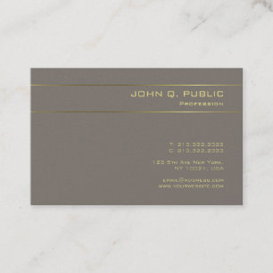 Gold Font Charming Template Pearl Luxury Modern Business Card