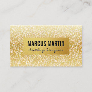 Gold Frame   Golden Texture Background Business Card
