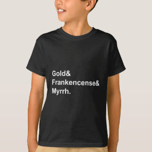 Gold Frankincense & Myrrh   Gifts of the Magi T-Shirt