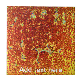 Gold fused glass ceramic tile