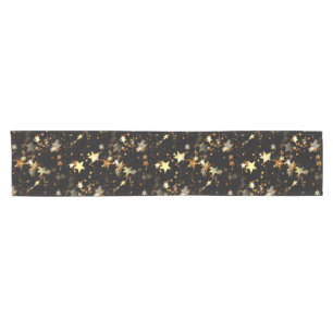 gold galaxy table cloth runner tablerunner