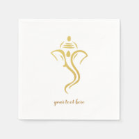 Gold Ganesha Hindu Wedding Party