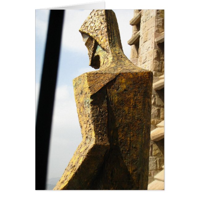 Gold Gaudi Jesus Statue (Front)