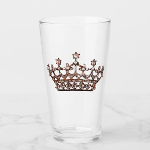 “Gold Gem Tiara” Glass