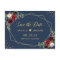 Gold Geometric Burgundy Navy Floral Save the Date