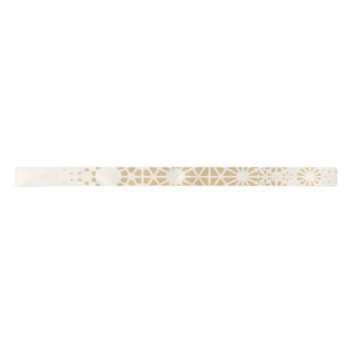 Gold Geometric Starburst Baby Shower Ribbon Satin Ribbon