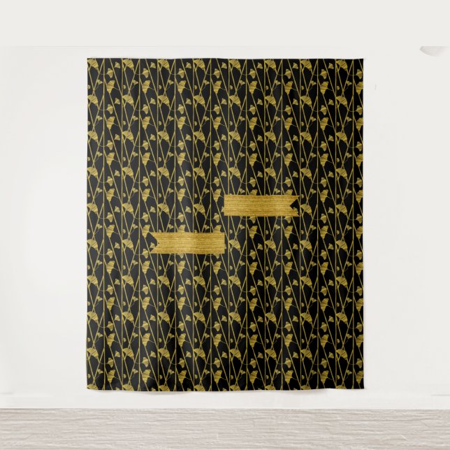 "gold" ginkgo - tapestry (Front)