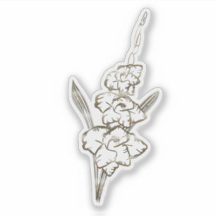 Gold Gladiolus Glad Flower