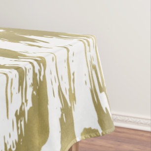 Gold Glam Abstract Tablecloth