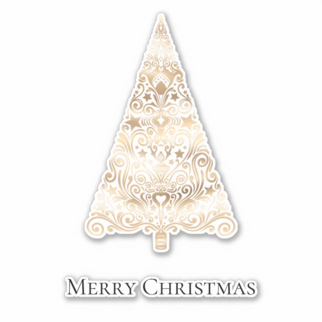 Gold Glam Christmas Tree (Front)