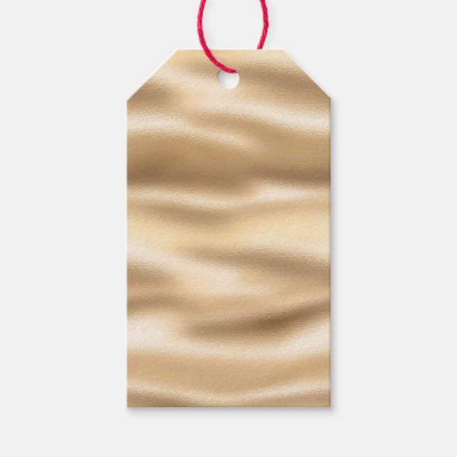 Gold Glam Glitter Gift Tags (Front)