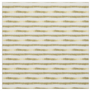 Gold Glam Stripes Fabric