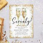 Gold Glitter 70th Birthday Party