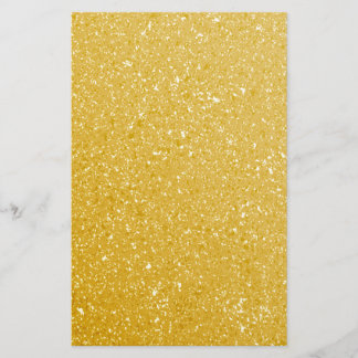 GOLD GLITTER BACKGROUND STATIONERY