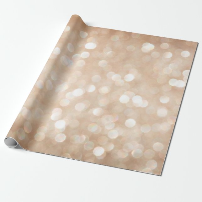 Gold glitter blurred background, christmas wrapping paper (Unrolled)
