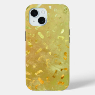 Gold Glitter iPhone 15 Case