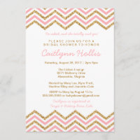 Gold glitter Chevron | Baby, Bridal or Birthday